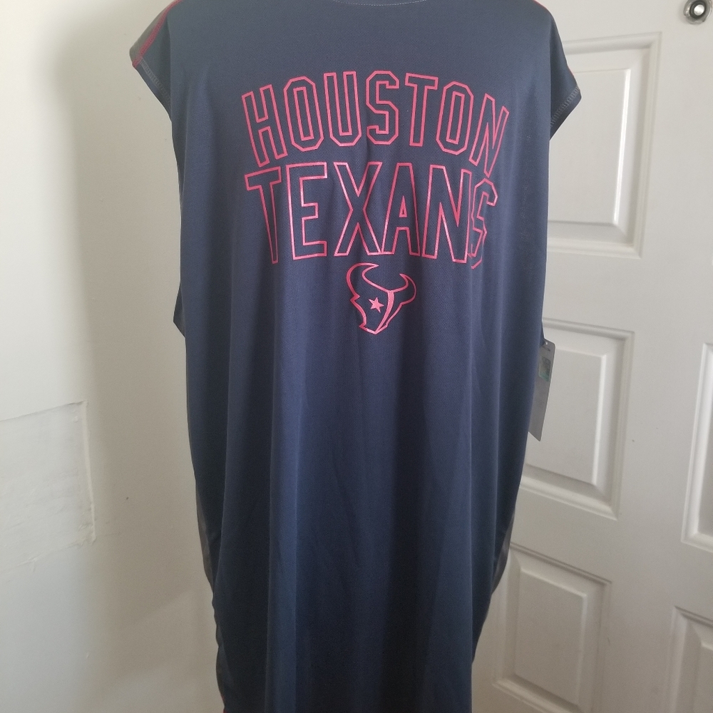 NFL HOUSTON TEXANS BIG AND TALL MUSCLE SHIRT